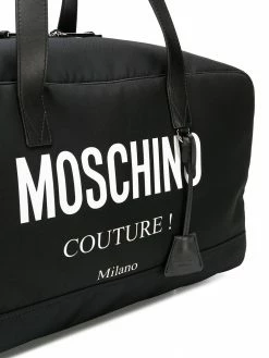 Moschino logo holdall