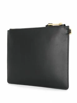 Moschino logo printed clutch