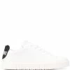 Moschino logo-patch lace-up sneakers