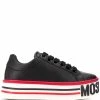 Moschino logo-embossed platform sneakers