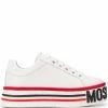 Coupon ๐ Moschino Striped flatform lace up ๐ sneakers ๐ 1 Moschino striped flatform lace-up sneakers