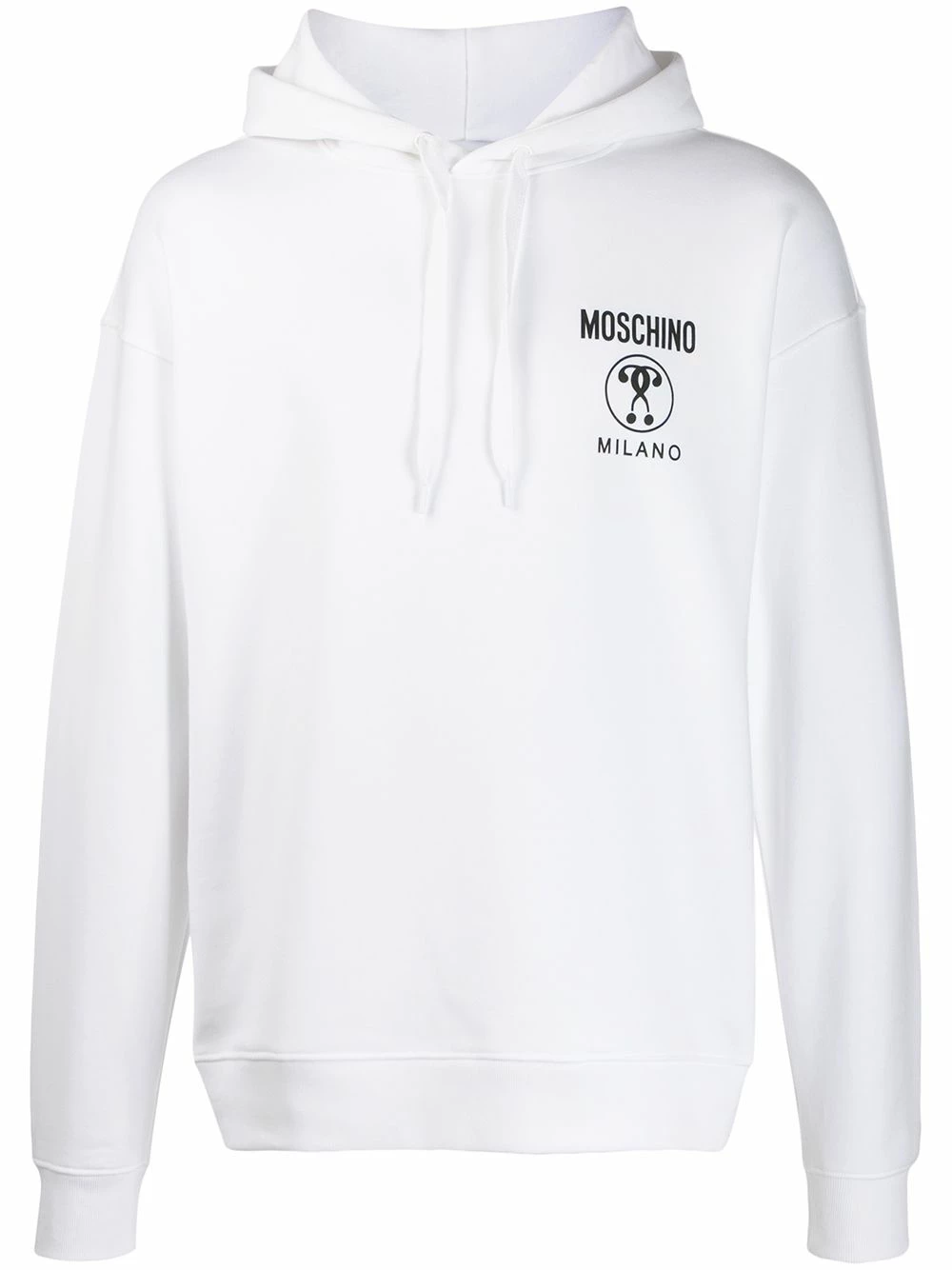 Buy ๐ Moschino Double Question Mark hoodie โญ 3 Moschino Double Question Mark hoodie