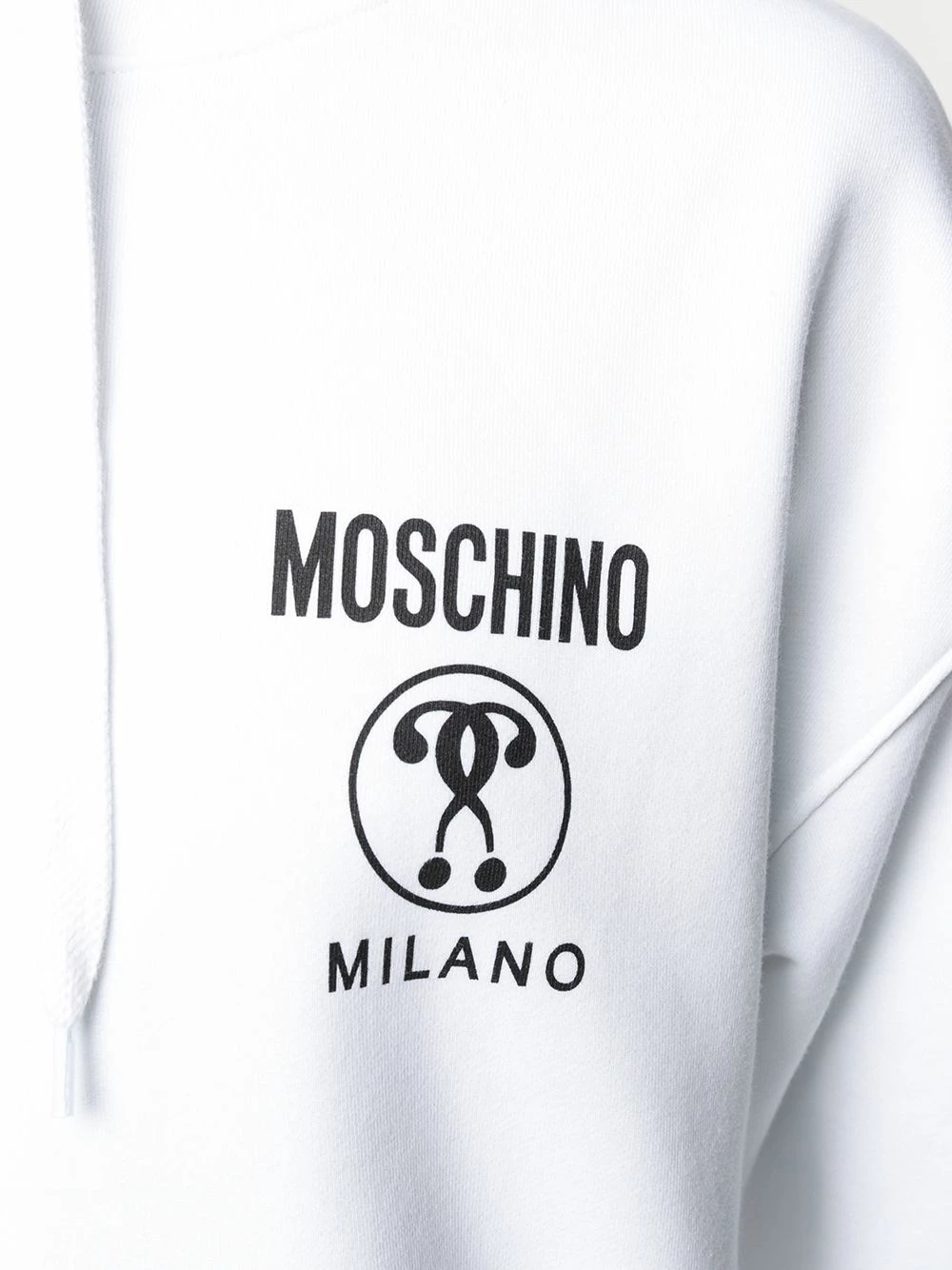 Buy ๐ Moschino Double Question Mark hoodie โญ 7 Moschino Double Question Mark hoodie