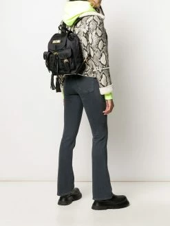 Moschino logo tassel backpack