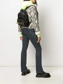 Moschino studded logo backpack