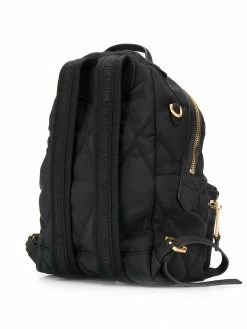 Moschino studded logo backpack