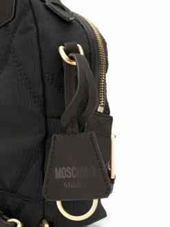 Moschino mini studded logo backpack