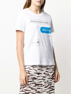 Discount ๐ Moschino Chat print t ๐ shirt โ 9 Moschino chat print t-shirt