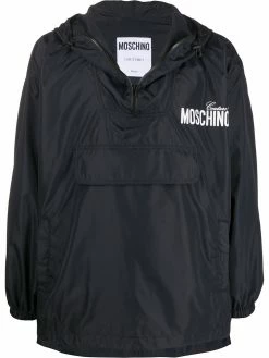 Moschino logo print lightweight jacket