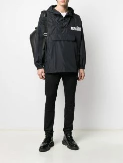 Moschino logo print lightweight jacket