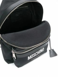 Moschino printed logo backpack