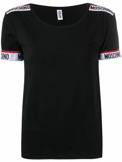 Moschino branded tape T-shirt