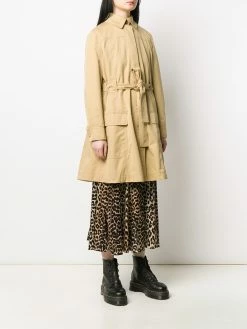 Moschino crystal-embellished Teddy trench coat