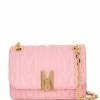 New ๐ Moschino Logo plaque quilted shoulder bag โค๏ธ 1 Moschino logo-plaque quilted shoulder bag