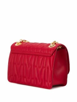 Moschino monogram-quilted shoulder bag