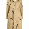 Moschino scar-print trench coat