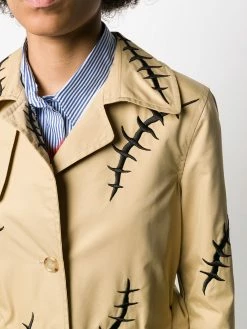 Moschino scar-print trench coat