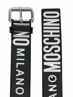 Moschino all-over logo belt