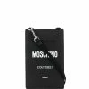 Moschino strap logo card holder