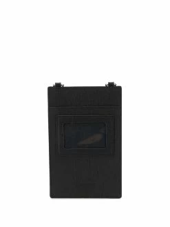 Moschino strap logo card holder