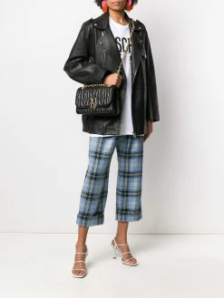 Moschino quilted M motif crossbody bag