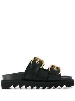 Moschino buckled slip-on sandals