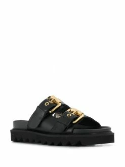 Moschino buckled slip-on sandals