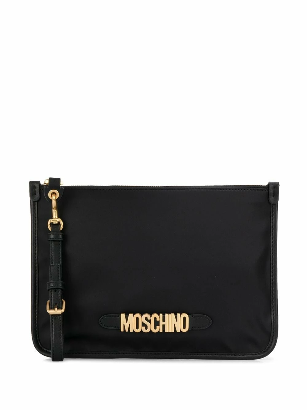 Outlet ๐ Moschino Logo zip clutch bag ๐ 3 Moschino logo zip clutch bag