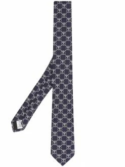 Moschino logo monogram tie