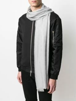 Moschino frayed scarf