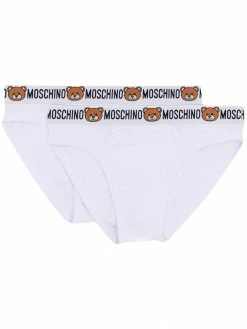 Moschino bear and logo band briefs