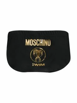 Moschino logo-print swimming briefs