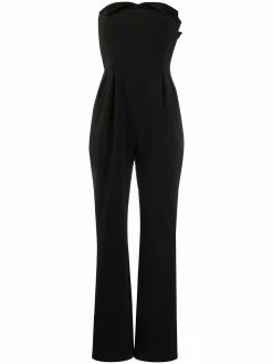 Moschino strapless pleated jumpsuit
