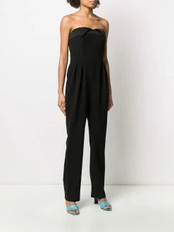 Moschino strapless pleated jumpsuit