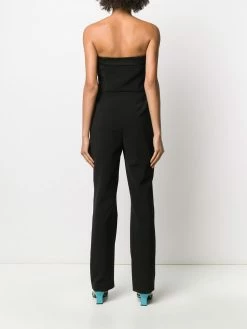 Moschino strapless pleated jumpsuit