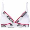 Moschino lettered logo triangle-style bralet