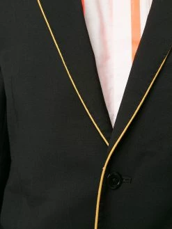 Moschino constrast piped trim blazer