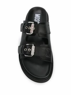 Best deal ❤️ Moschino Double buckle slides ❤️ 9 Moschino double-buckle slides
