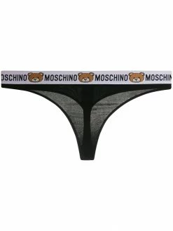 Moschino two-pack Teddy Bear logo thongs