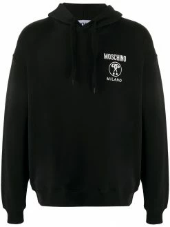 Moschino logo print hoodie