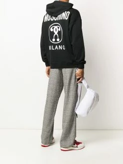 Moschino logo print hoodie