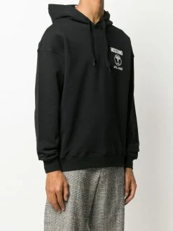 Moschino logo print hoodie