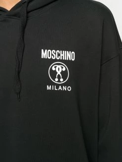 Moschino logo print hoodie
