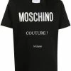 Moschino metallic logo print T-shirt