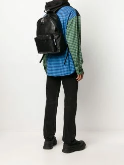 Moschino leather zip backpack