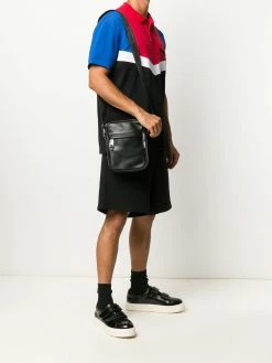 Moschino leather messenger bag