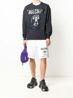 Moschino logo-print shorts