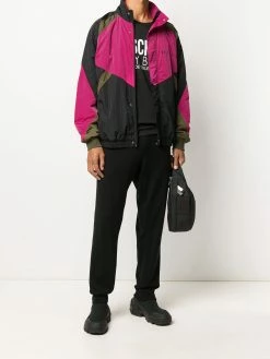 Moschino color block windbreaker