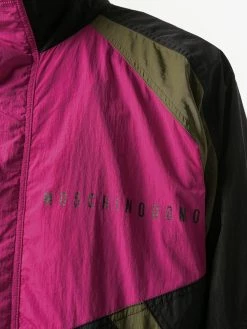Moschino color block windbreaker