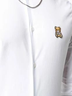 Best reviews of ๐ฏ Moschino Teddy bear patch ๐ shirt ๐ฅฐ 11 Moschino teddy bear-patch shirt